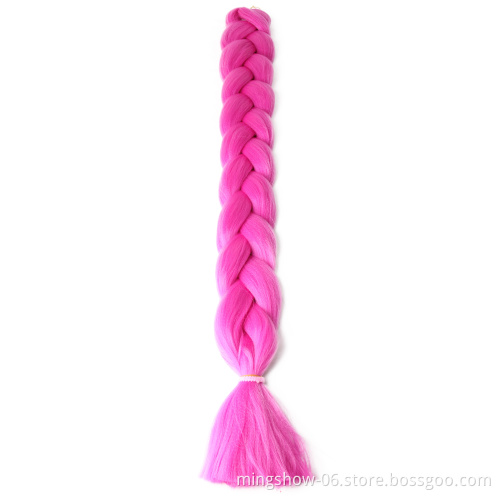 165g 82" New ombre synthetic braid jumbo hair bulk for braids